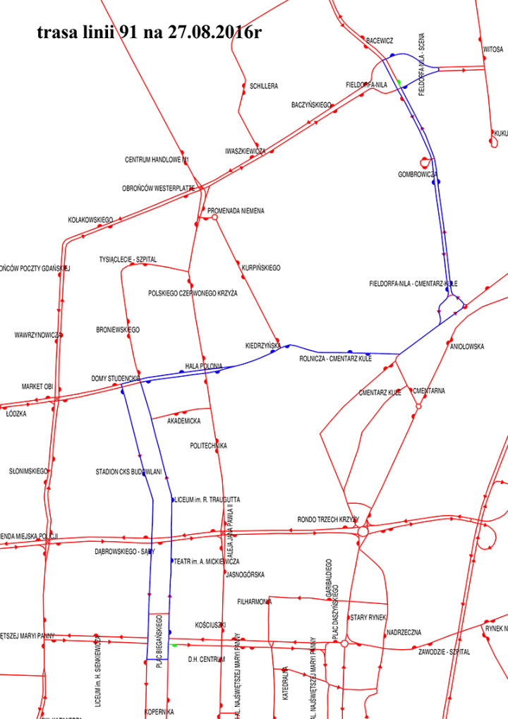 AGC TransportGraf™: mapa