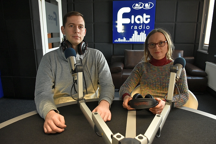 Łukasz Wilczura, Agnieszka Fiuk/fot. Zbyszek Derda Radio Fiat